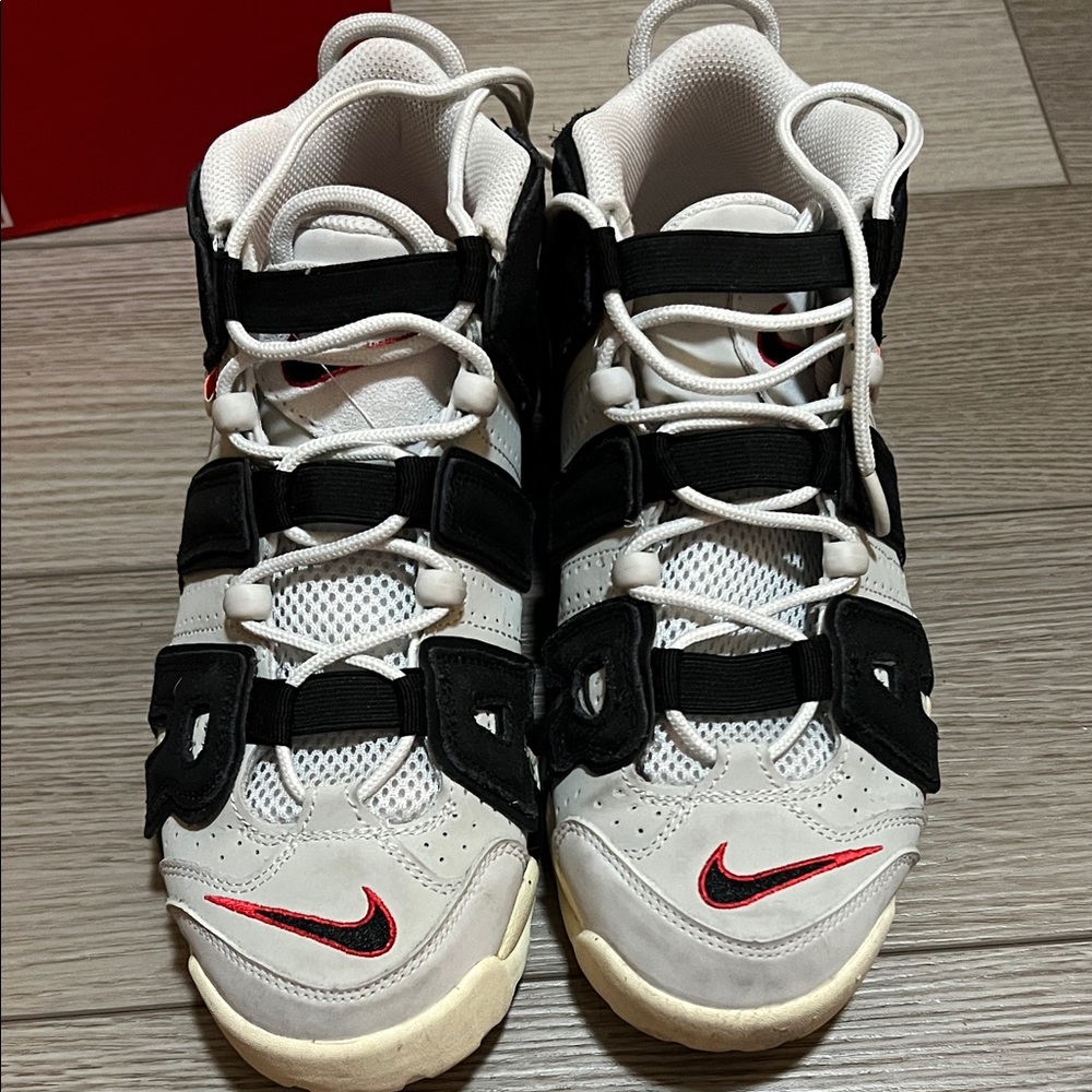 Nike Kids' Black, White, and Red Sneakers